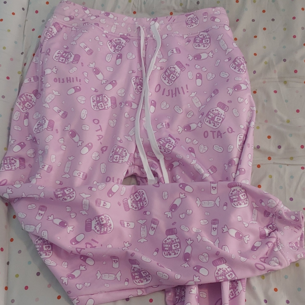 Ota-Q Menhera Purple Joggers